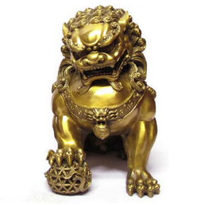 镇宅狮子家里摆放位置